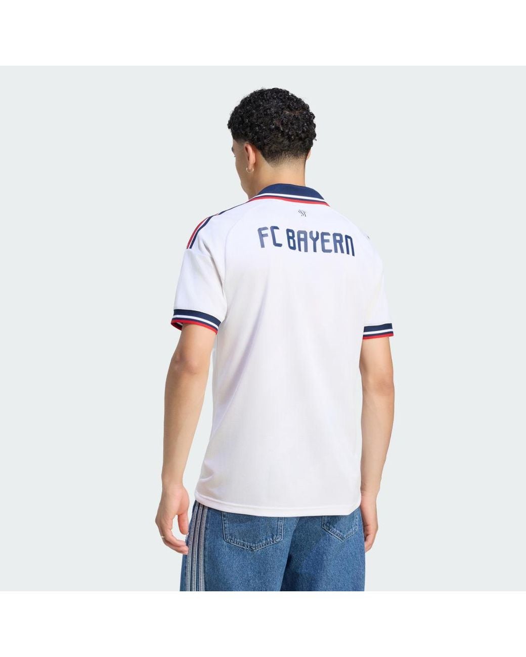 Adidas White Fc Bayern 26/27 Away Jersey Team for men