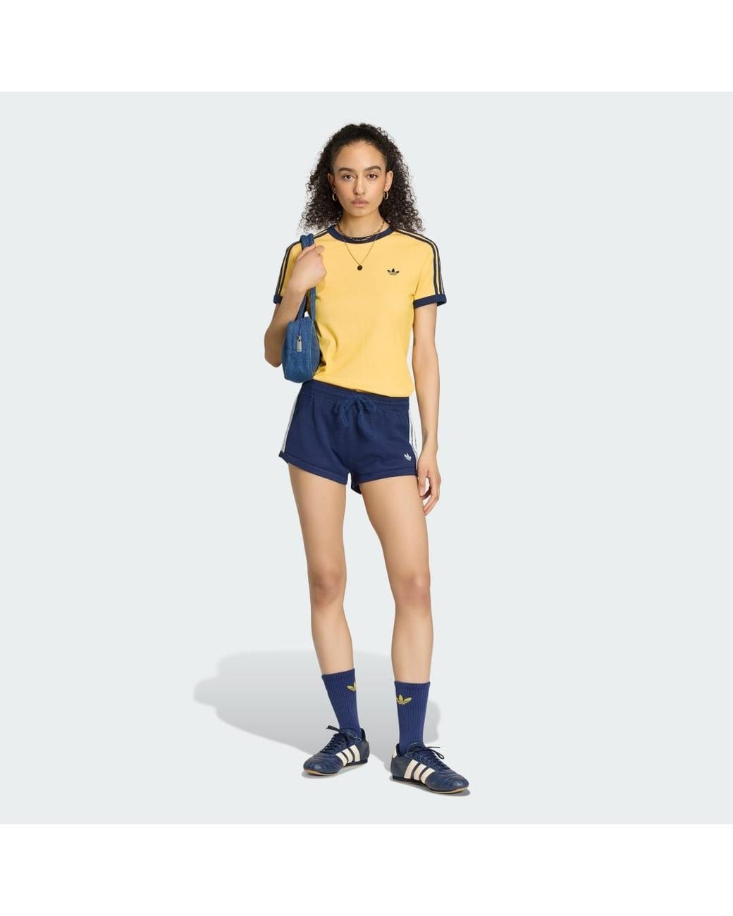 Adidas Yellow Heather 3S Cali Tee