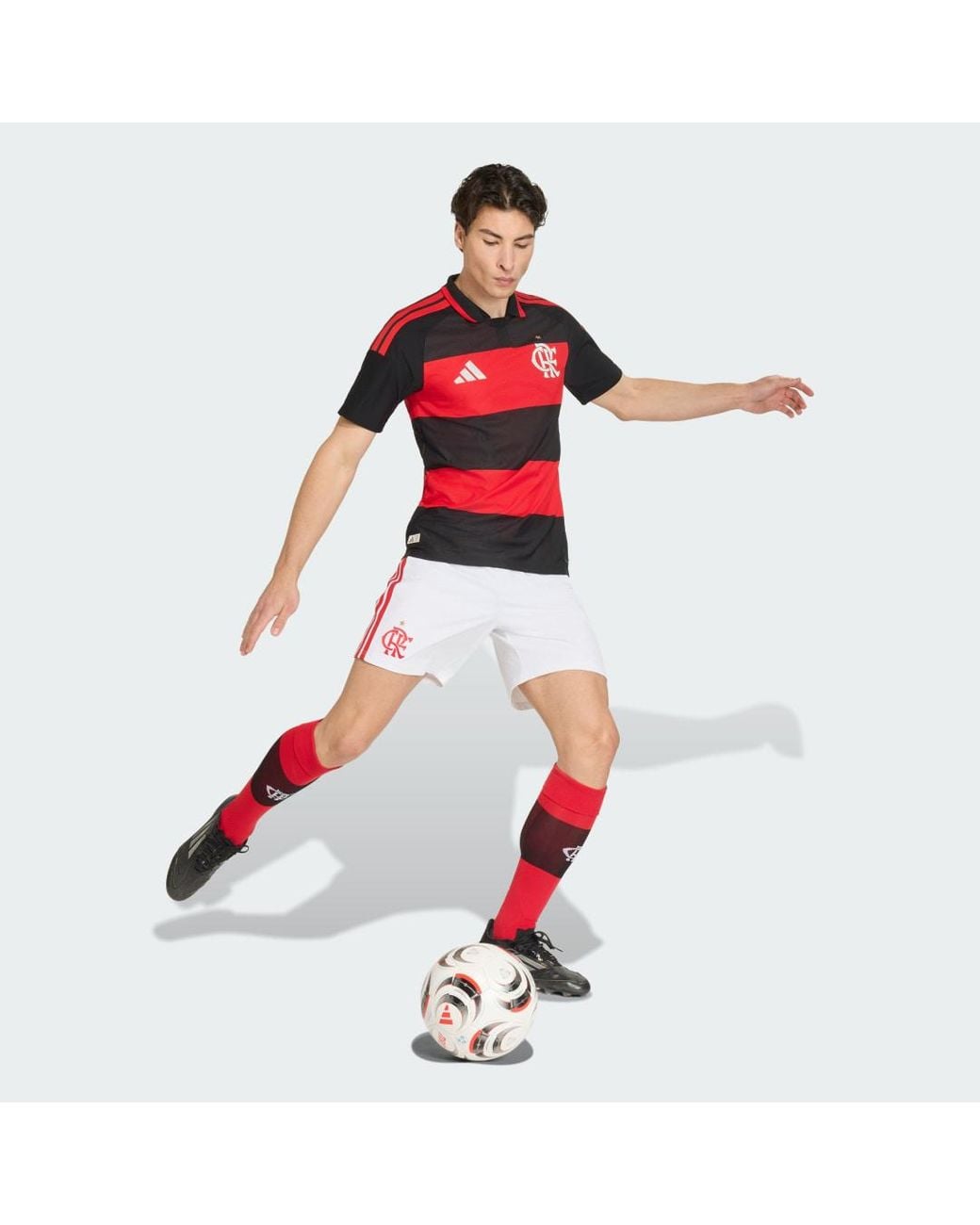 Adidas Red Cr Flamengo 2026 Home Authentic Jersey for men
