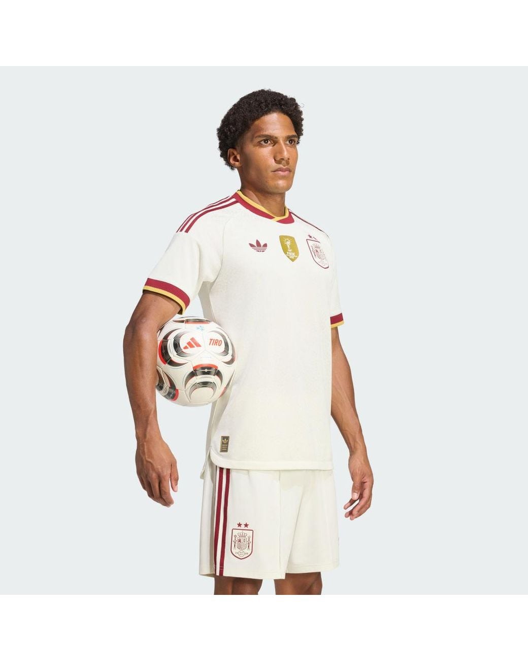 Adidas Natural Spain 26 Away Authentic Winners Jersey for men
