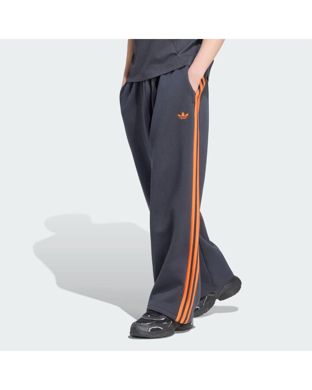 Adidas Blue Adicolor Baggy Joggers for men