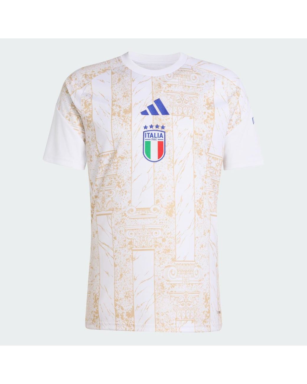 Adidas White Italy 26 Home Pre-Match Jersey for men