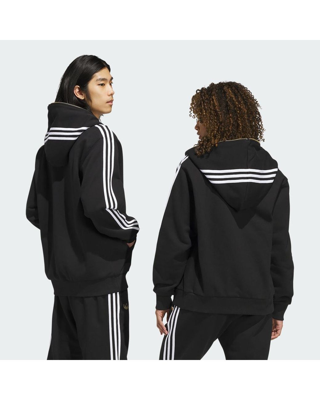 Adidas Black Skateboarding X Tyshawn Full Zip Track Jacket