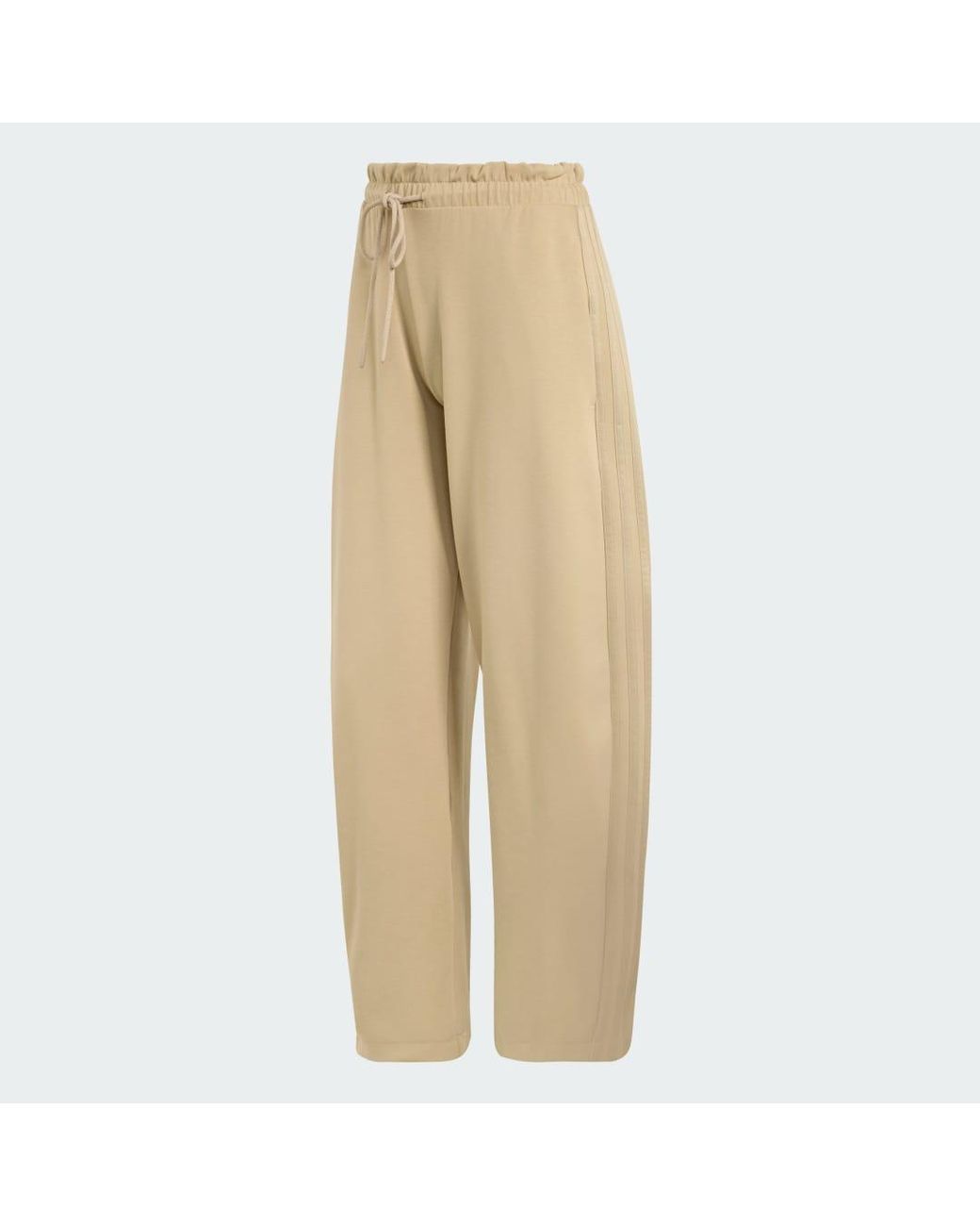 Adidas Natural Barrel Leg Tracksuit Bottoms