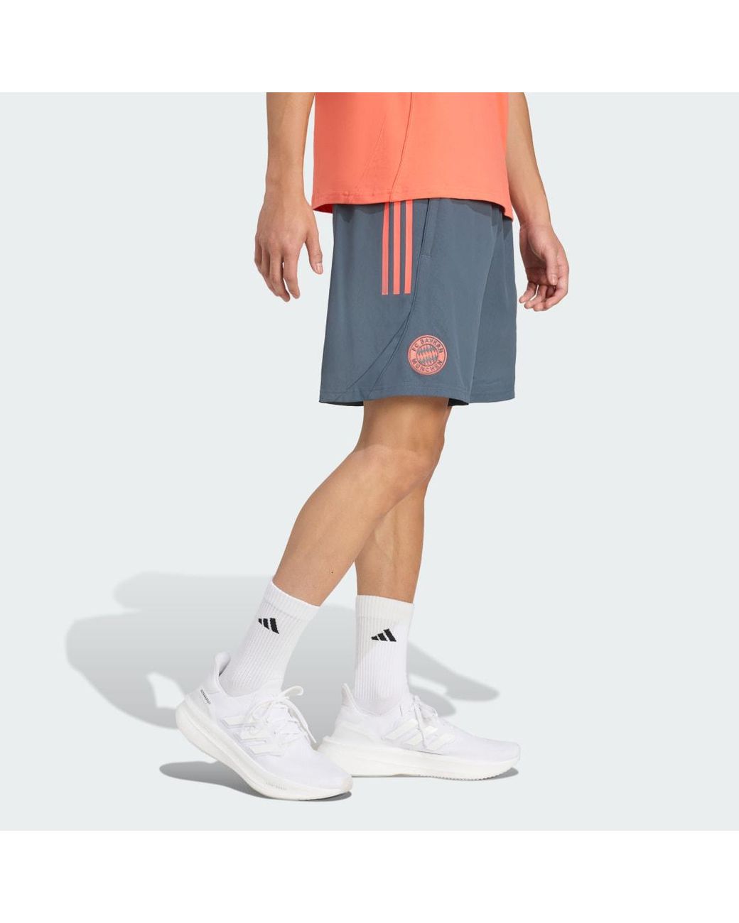 Adidas Blue Fc Bayern Tiro 25 Competition Downtime Shorts for men