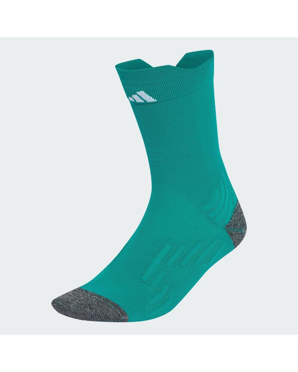 Adidas Green Running Comfy Crew Sock