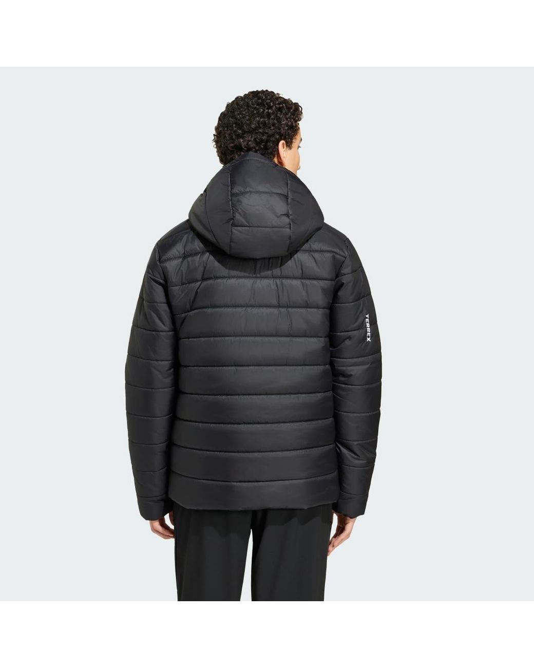 Adidas Gray Terrex Multi Essentials Climawarm Insulated Hooded Jacket for men