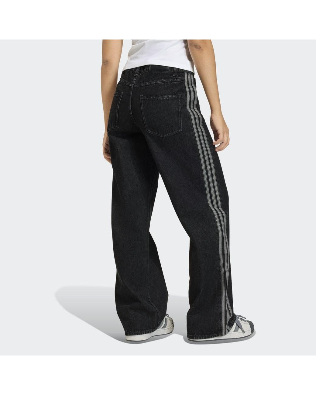 Adidas Black Firebirdtrack Pant Denim