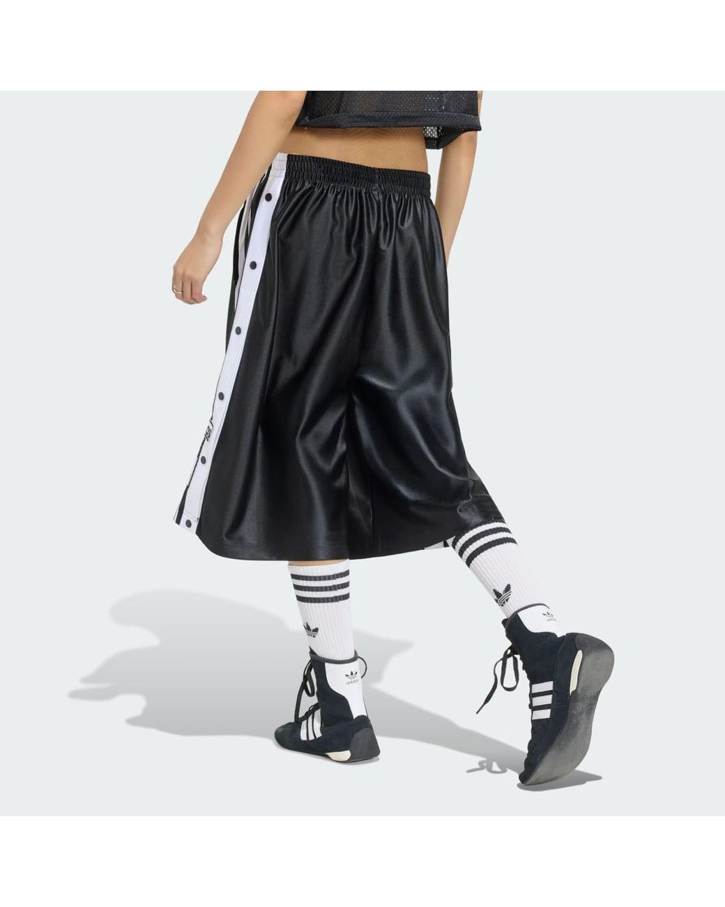 Adidas Black Adibreak Elongated Short