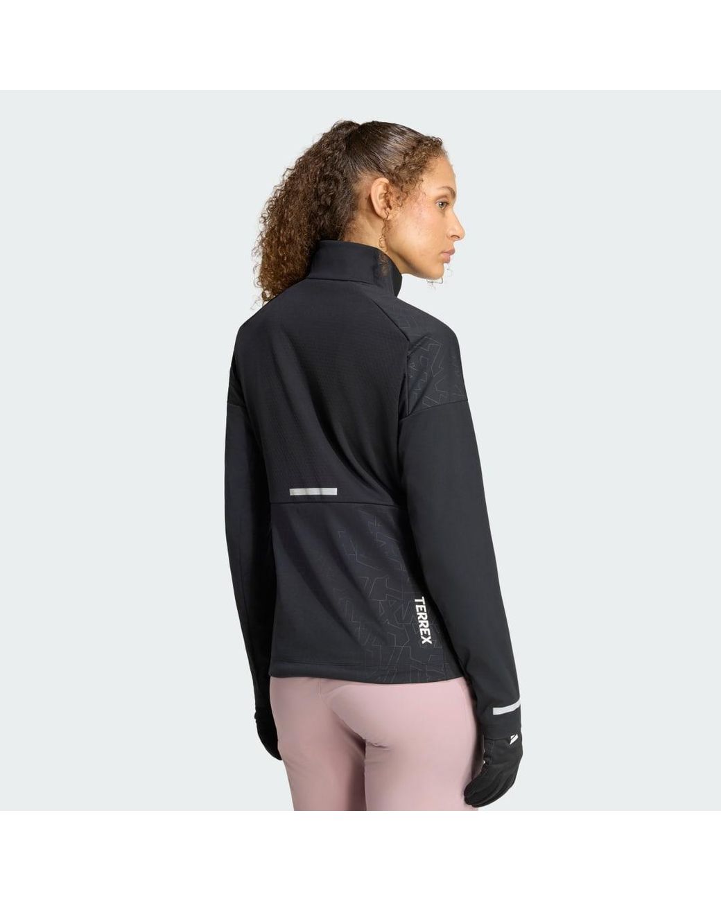 Adidas Black Terrex Xperior Cross Country-Ski Softshell Jacket