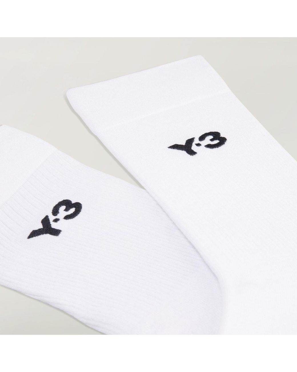 Adidas White Y-3 Classic Crew Socks