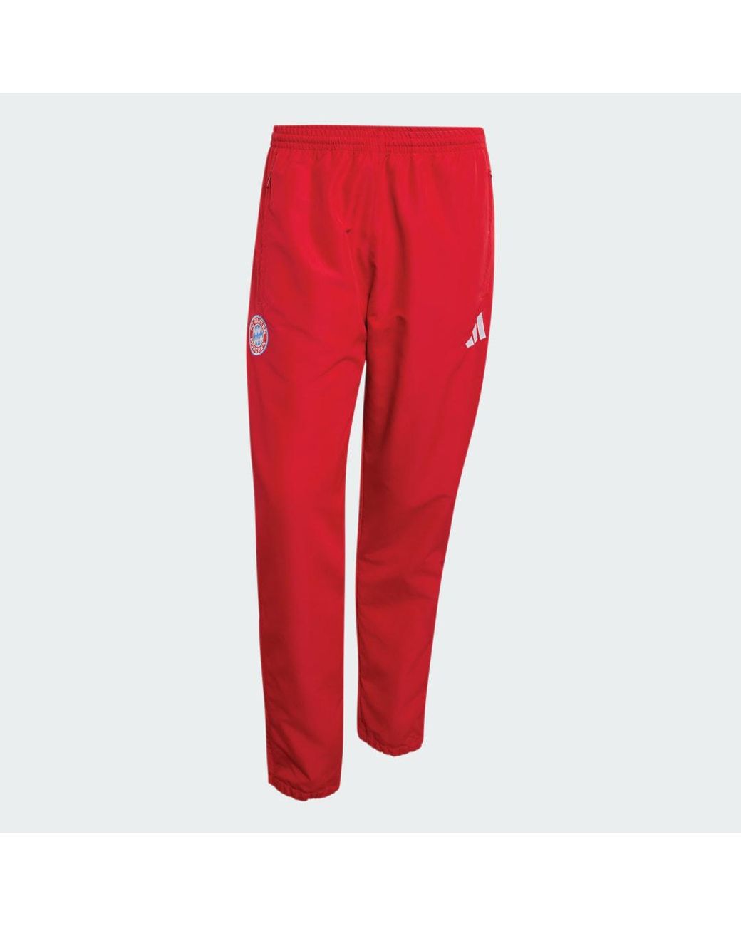 Adidas Red Fc Bayern Muenchen Stadium Track Pants for men