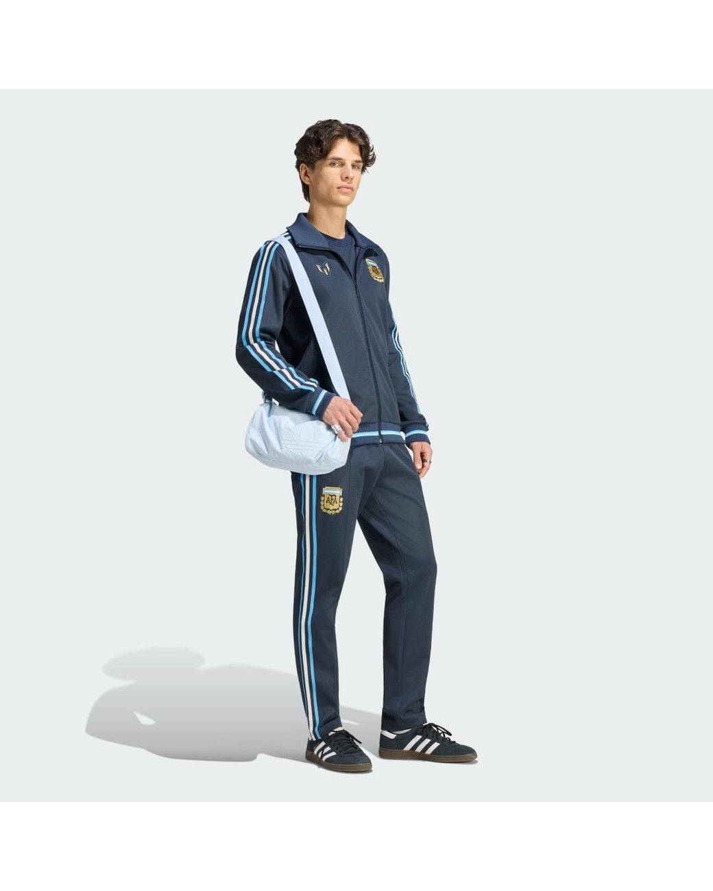Adidas Blue Argentina Messi 26 Track Pant for men