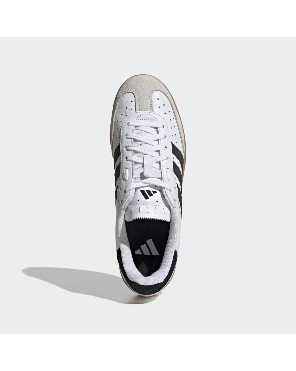 Adidas White Velosamba Leather Shoes