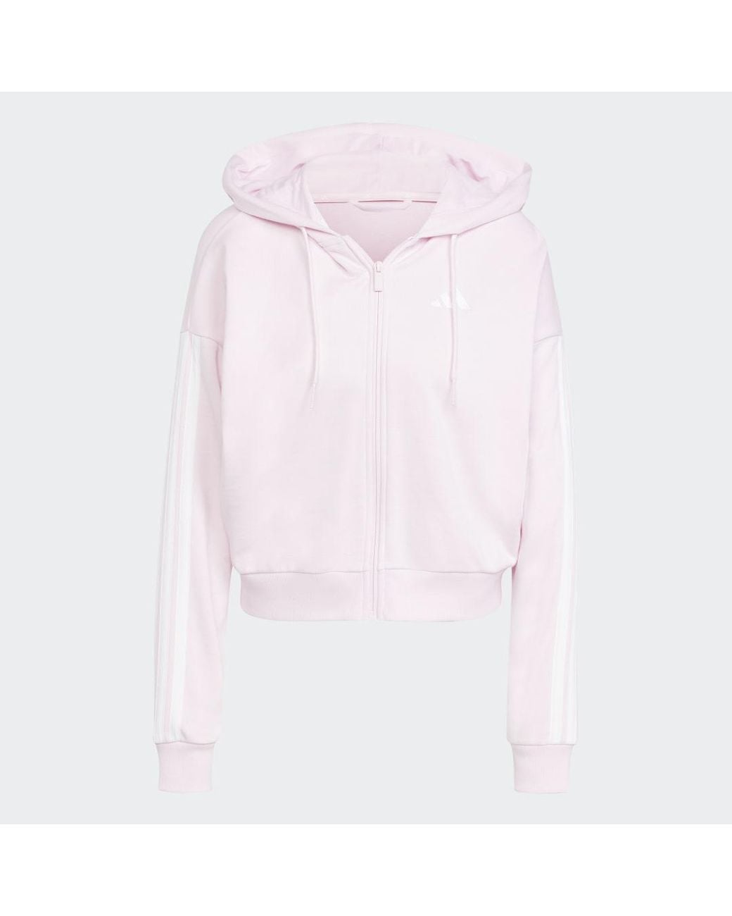 Adidas Multicolor Essentials 3-Stripes French Terry Full-Zip Hoodie