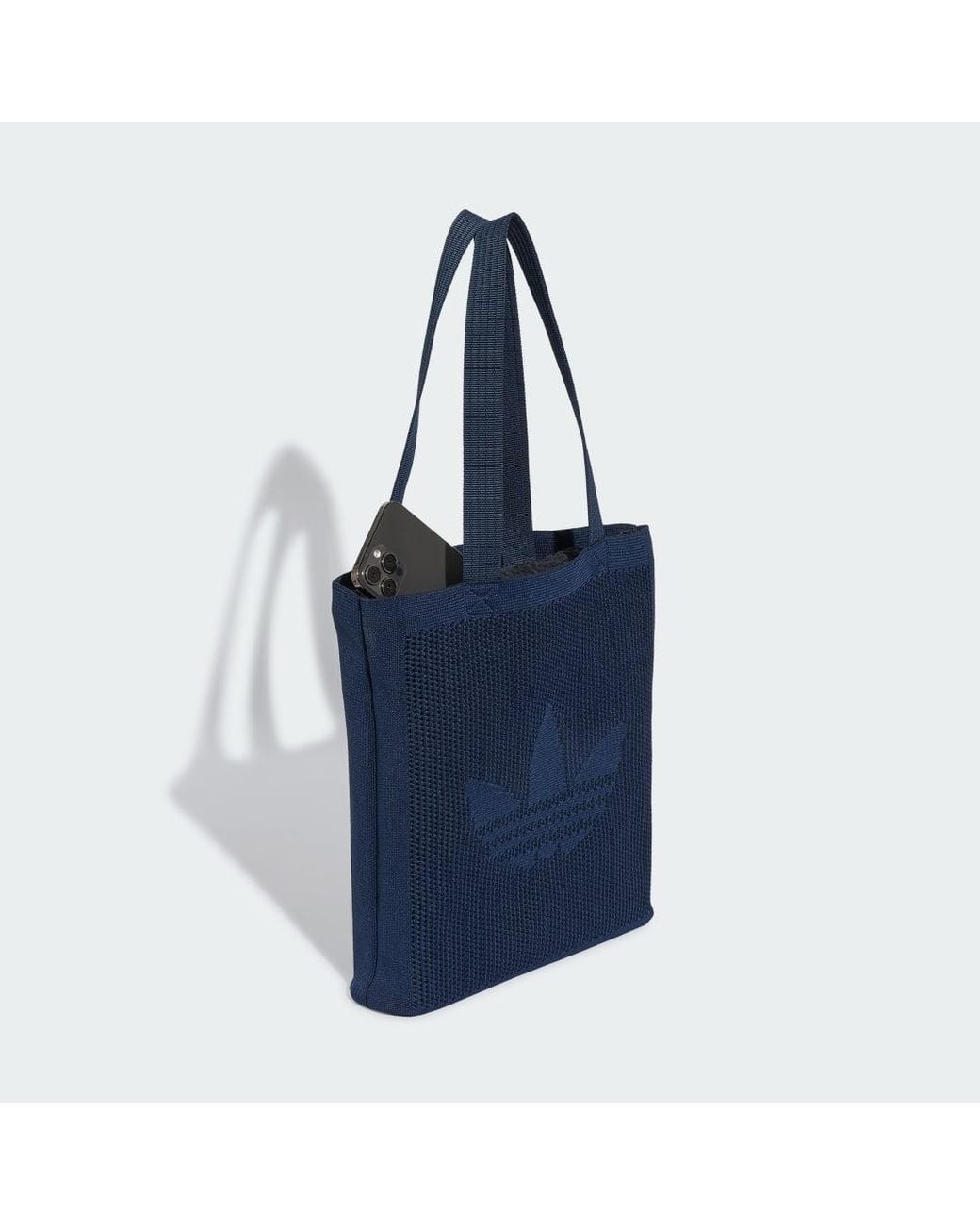 Adidas Blue Crochet Tote Bag