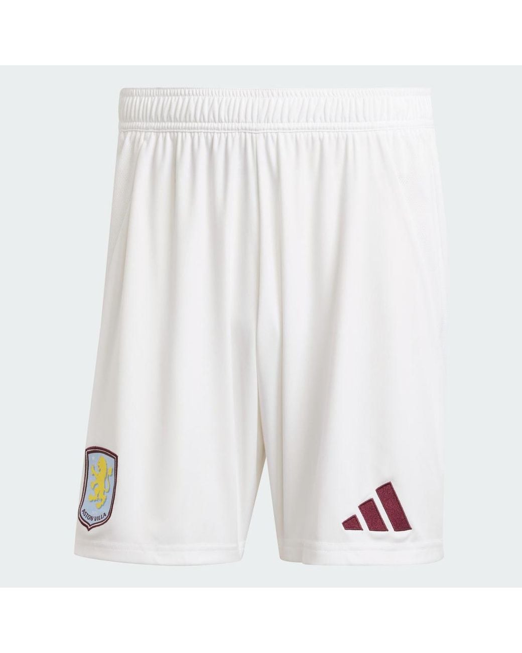 Adidas White Aston Villa Fc 24/25 Home Shorts for men