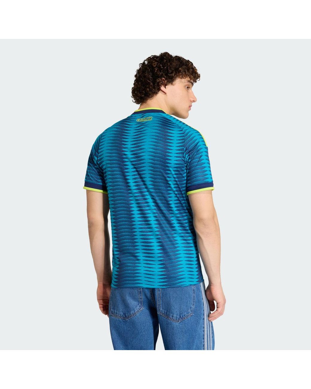 Adidas Blue Colombia 26 Away Jersey for men