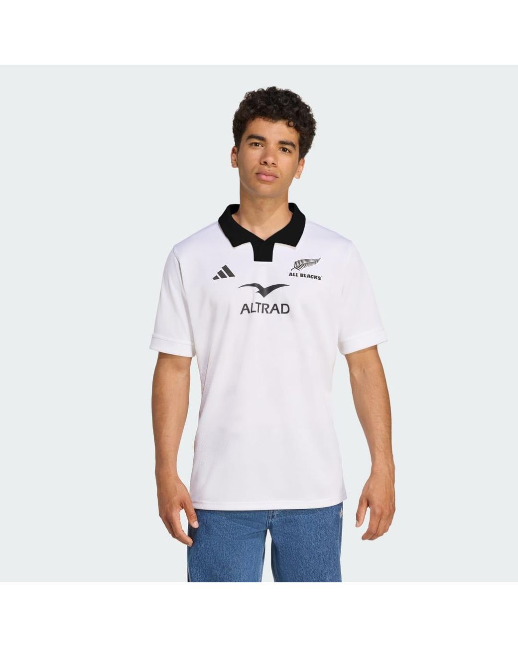 Adidas White All Blacks Away Jersey for men