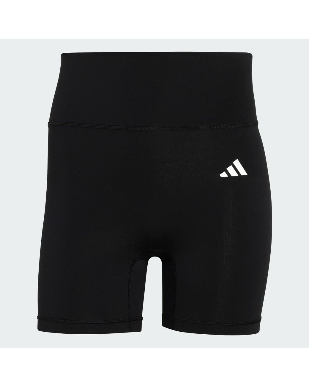 Adidas Blue Optime Essentials Workout Short Leggings