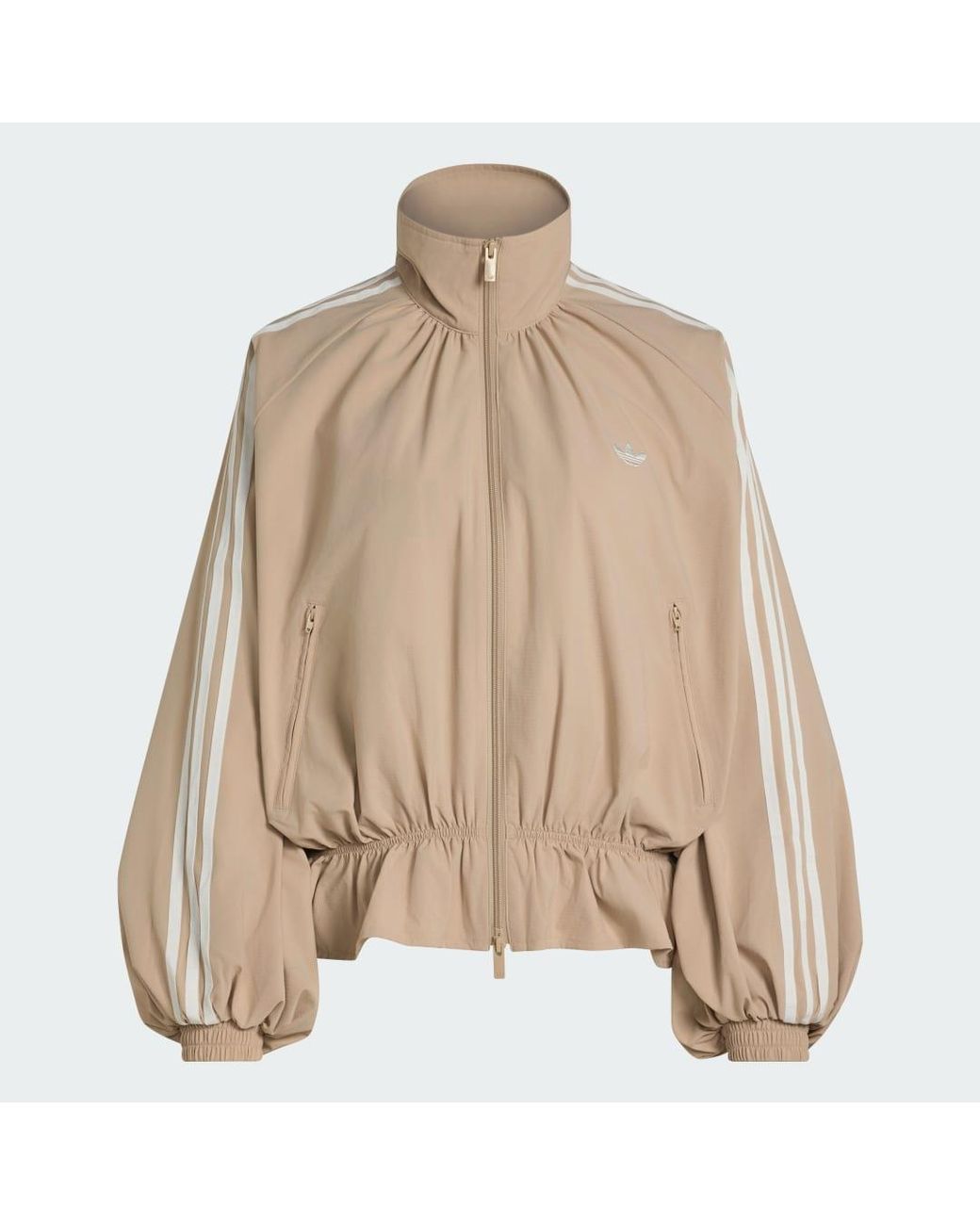 Adidas Brown Blousy Oversized Track Top
