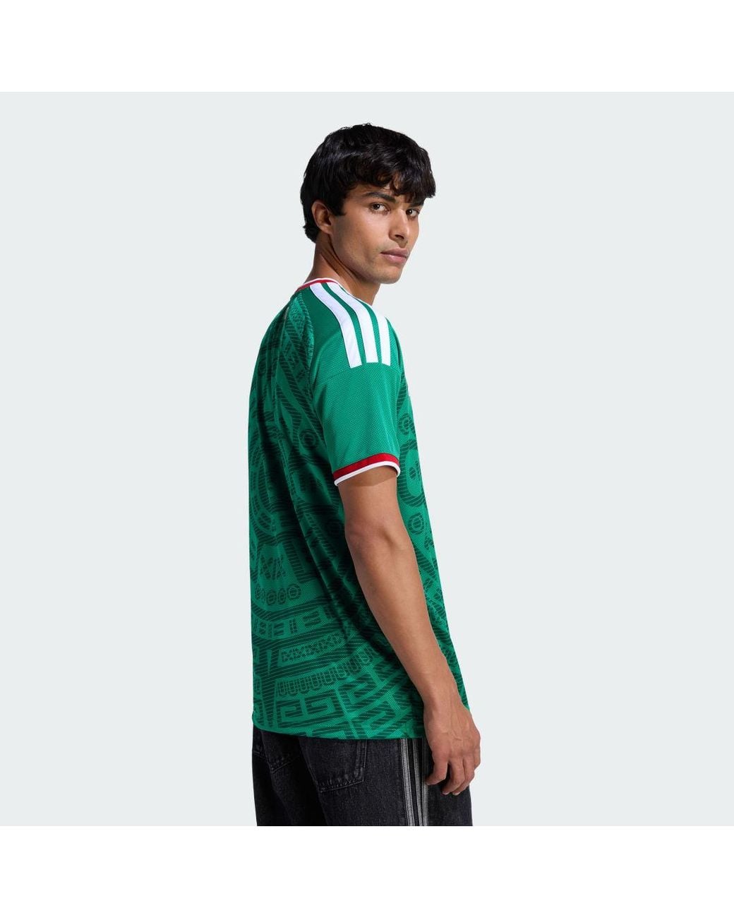 Adidas Green Football Mexico 26 Home Jersey Jl8580 for men