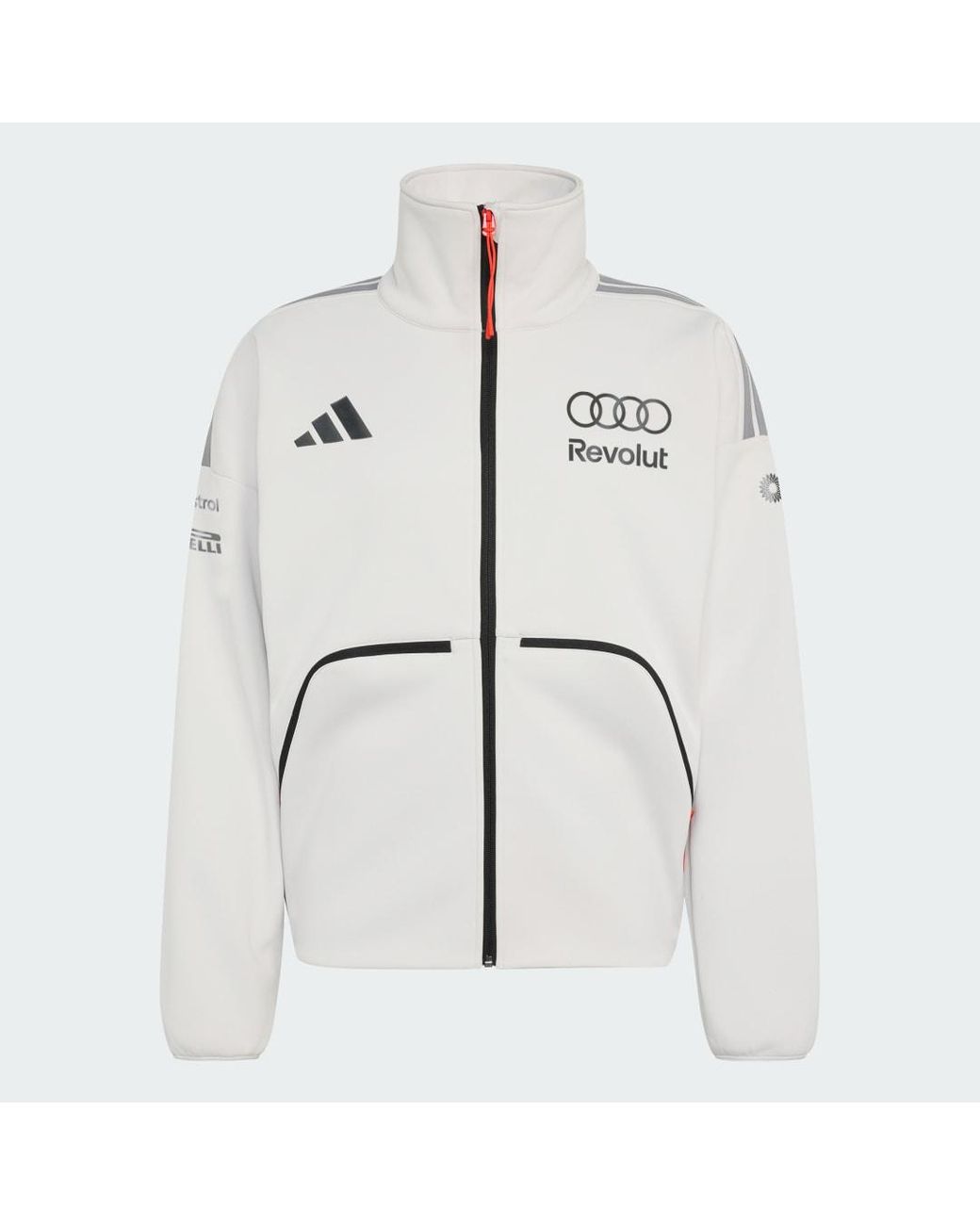 Adidas White Audi Revolut F1 Team Engineers &Amp; Marketing Track Top for men