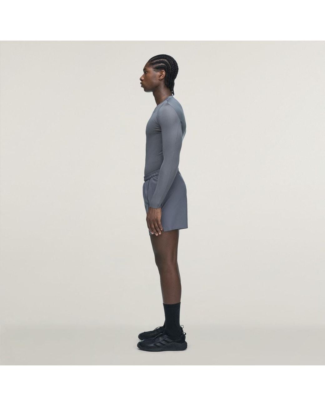 Adidas Blue X Entire Studios Techfit Compression Training Long Sleeve T-Shirt for men