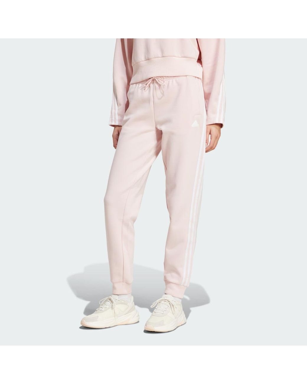 Adidas Pink Future Icons 3-Stripes Regular Joggers