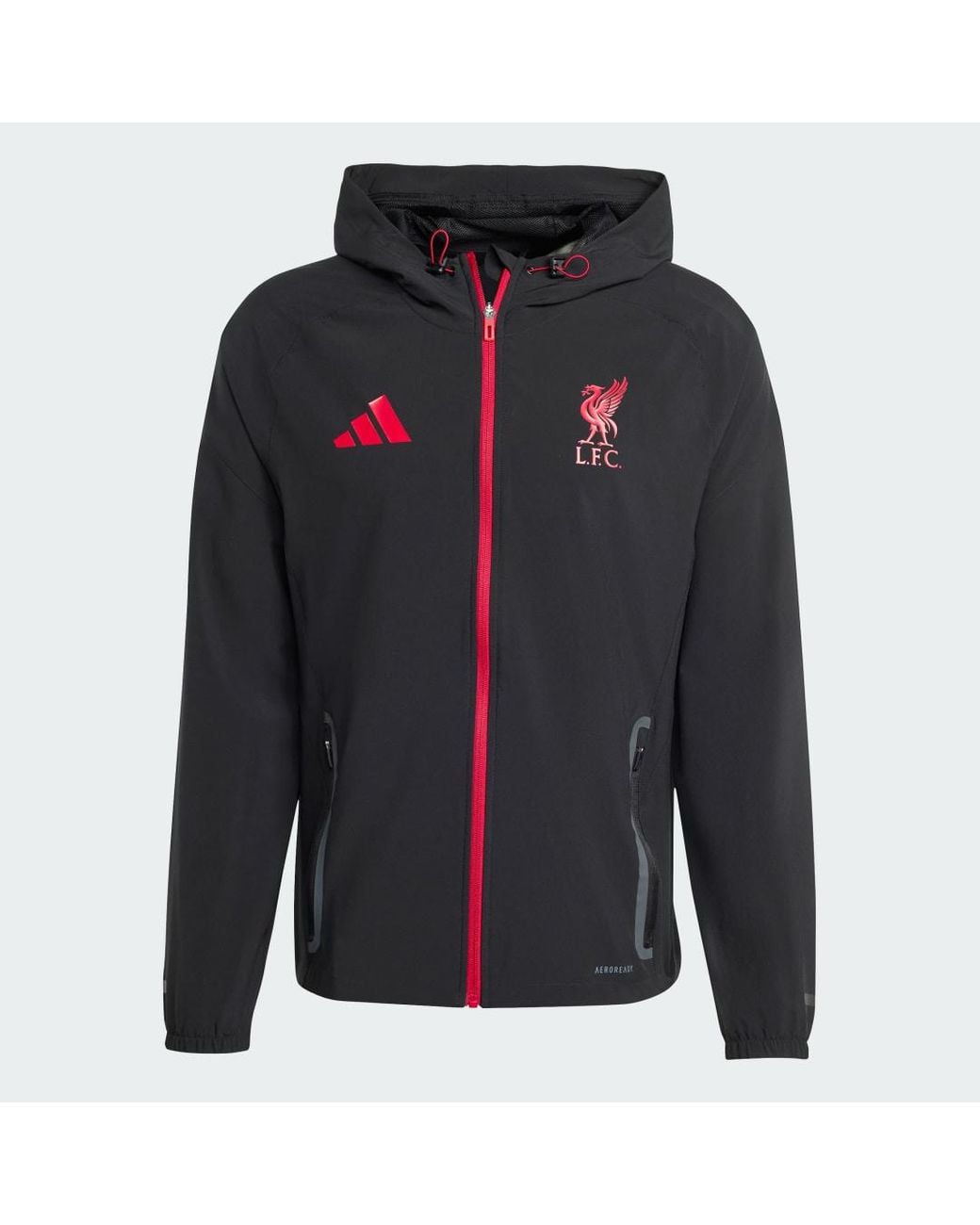 Adidas Fc Liverpool Tiro 25 Competition Vis Tech Travel Jacke in Black für Herren