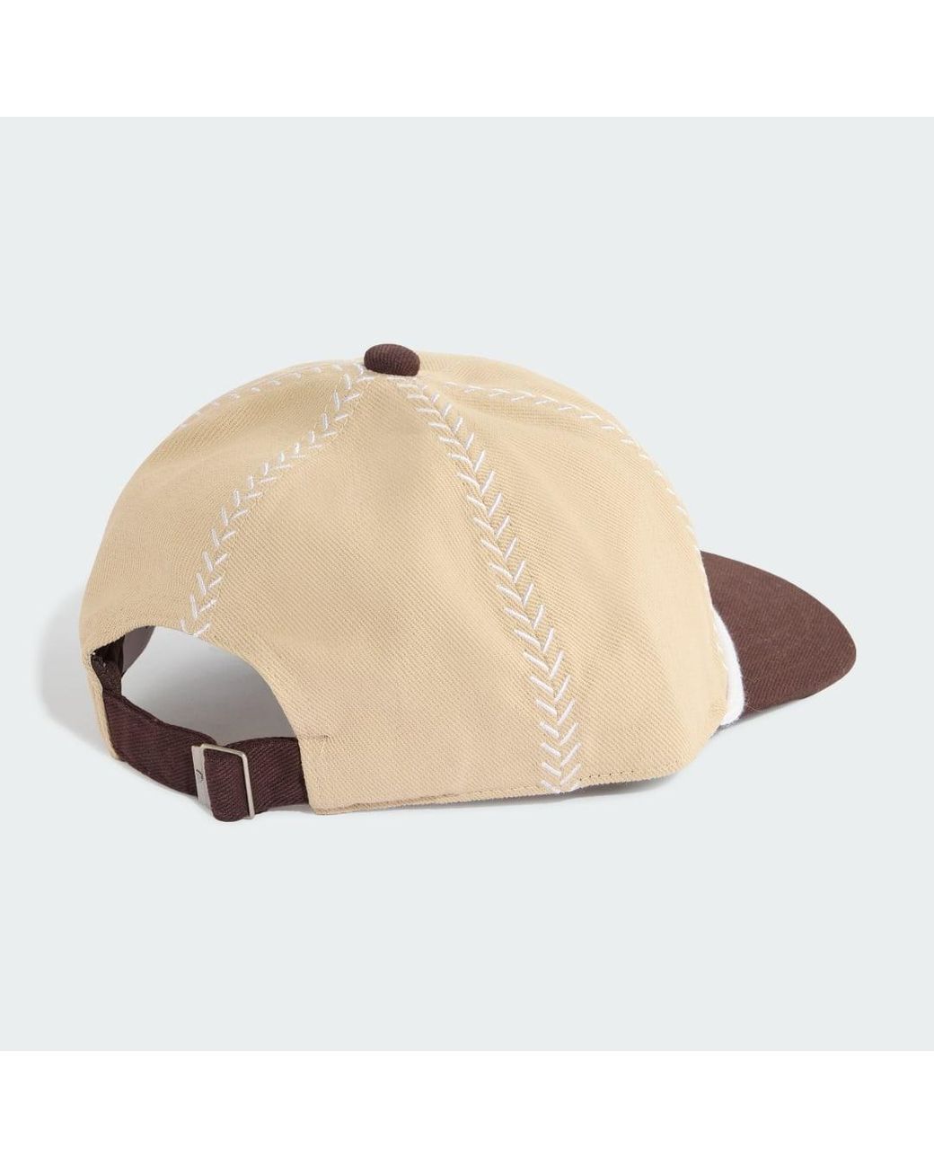 Gorra Dad Con Cordón Adidas de color Brown