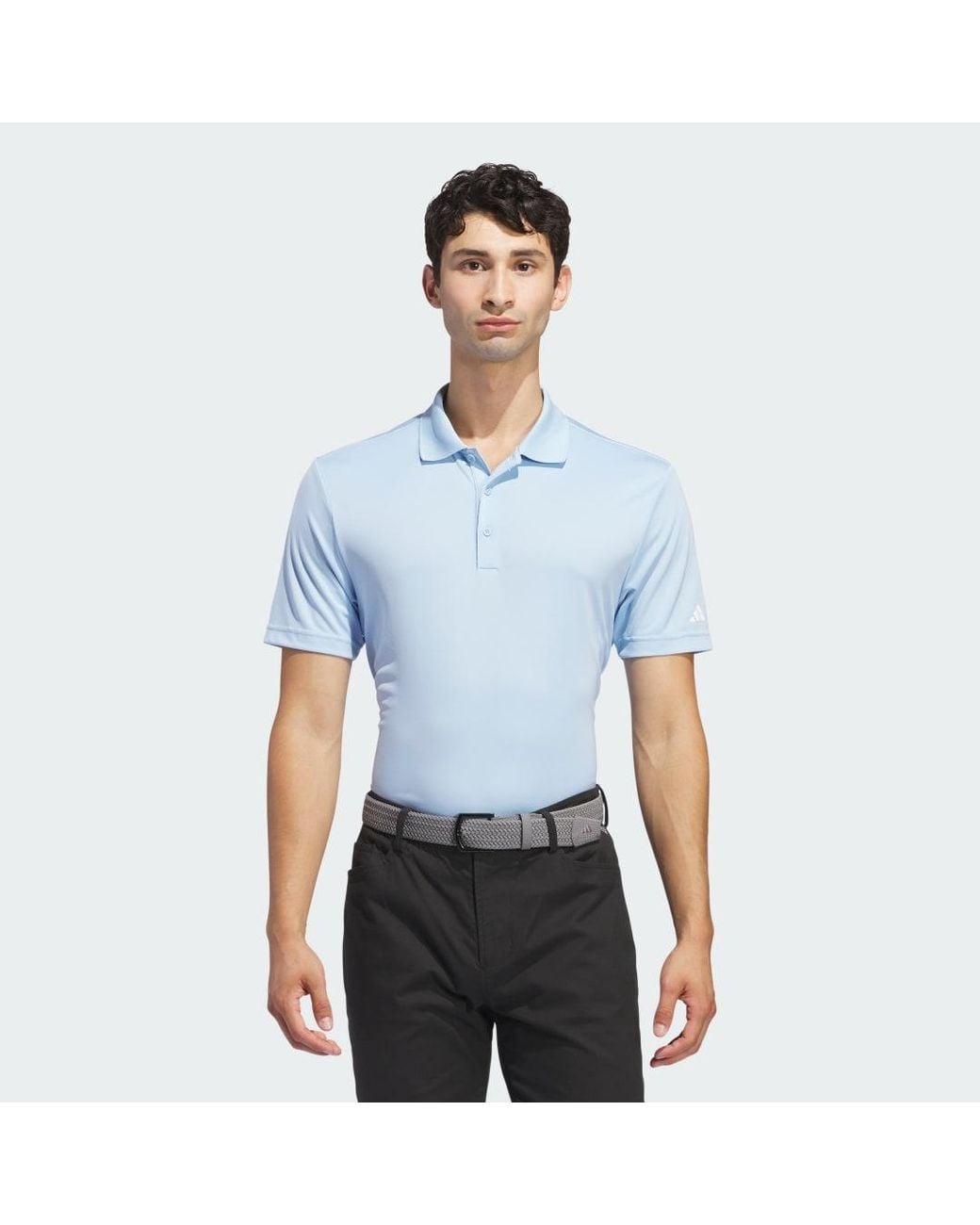 Adidas Blue Core Performance Primegreen Polo Shirt for men