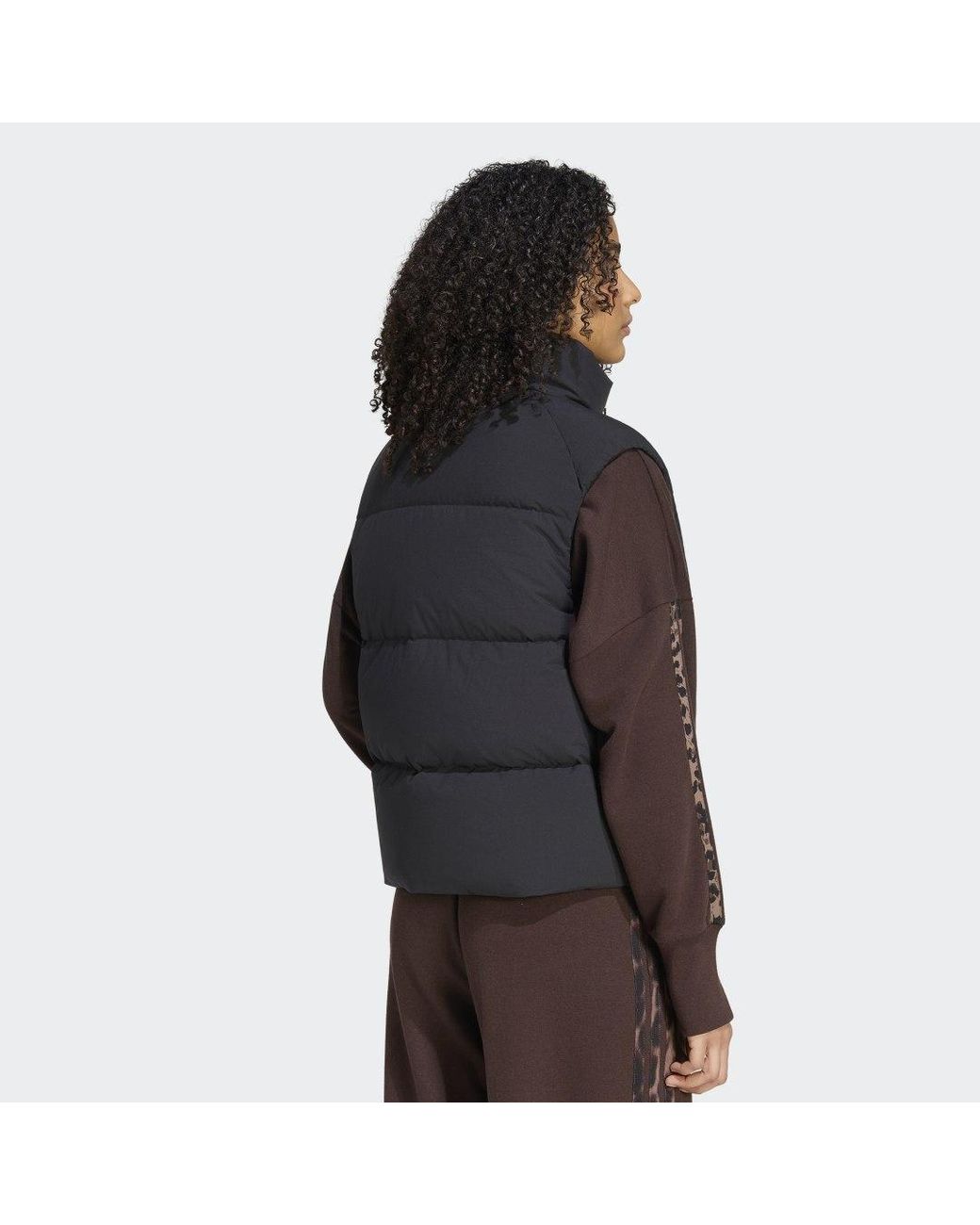 Adidas Black Helionic Down Puffer Vest