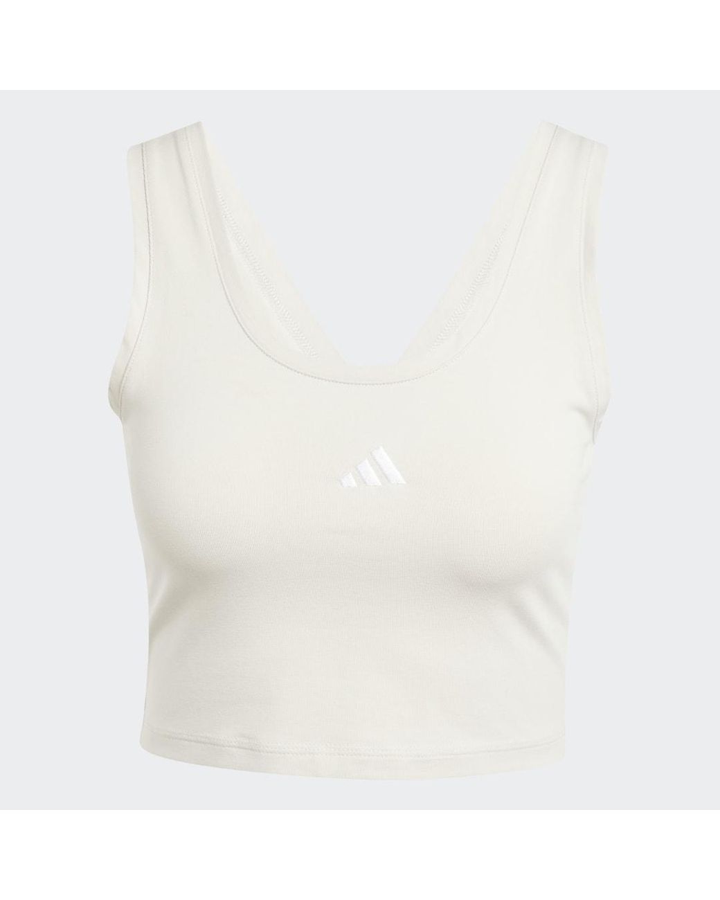 Adidas Natural Essentials Logo Cotton Lifestyle Tank Top