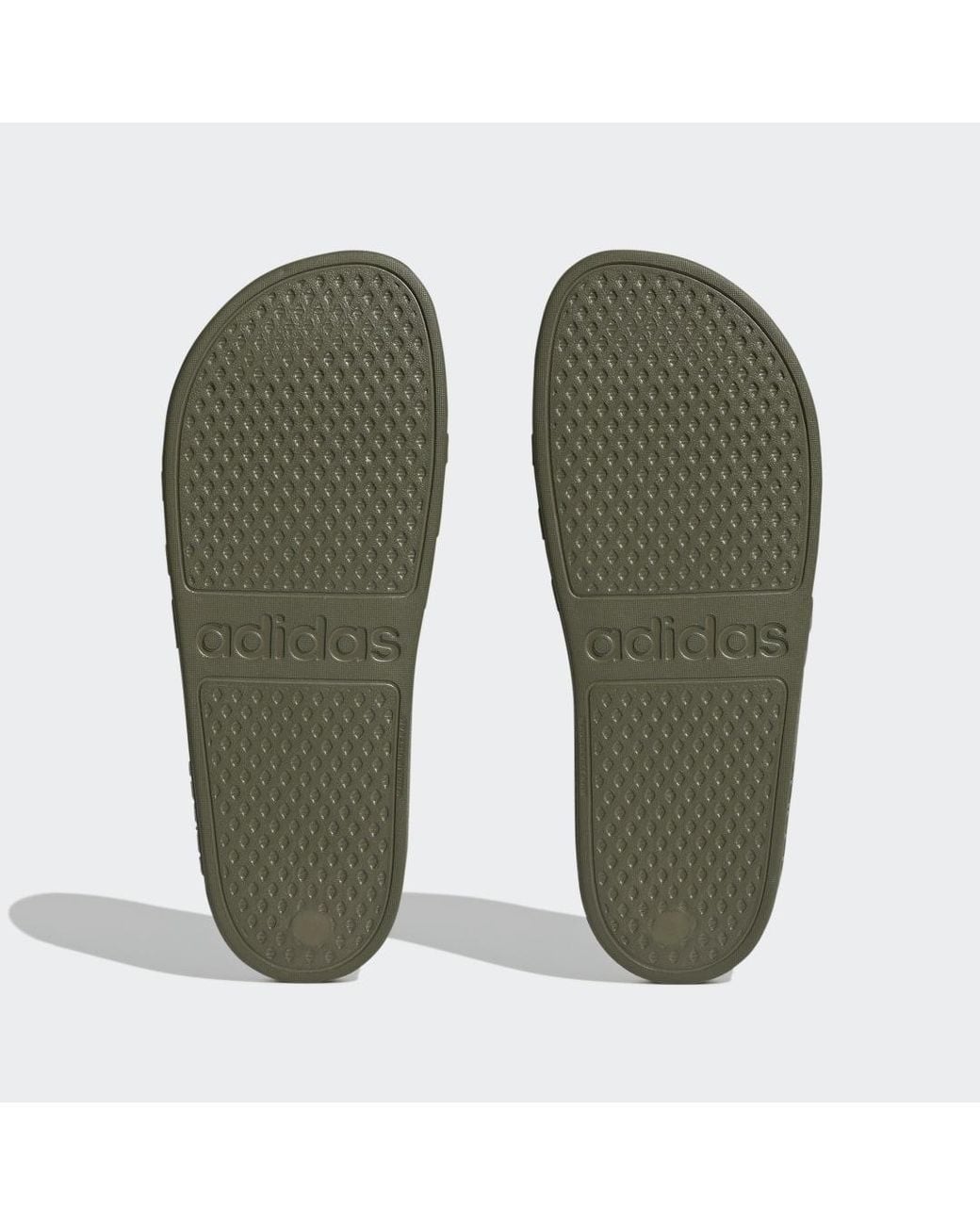 Adidas Green Adilette Aqua Slides