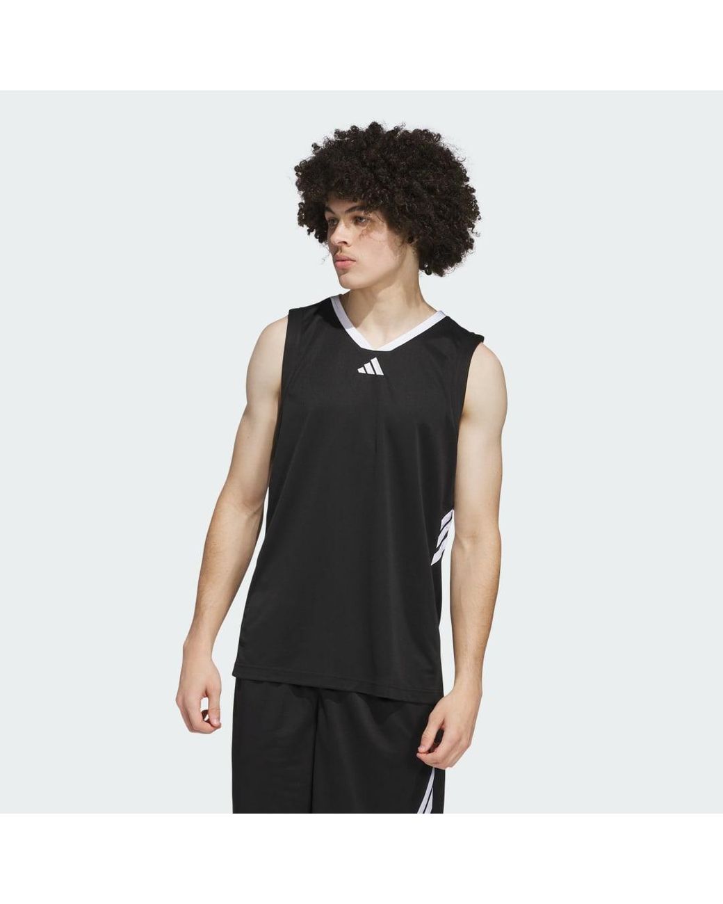 Adidas Black Basketball Legends Tank Top for men