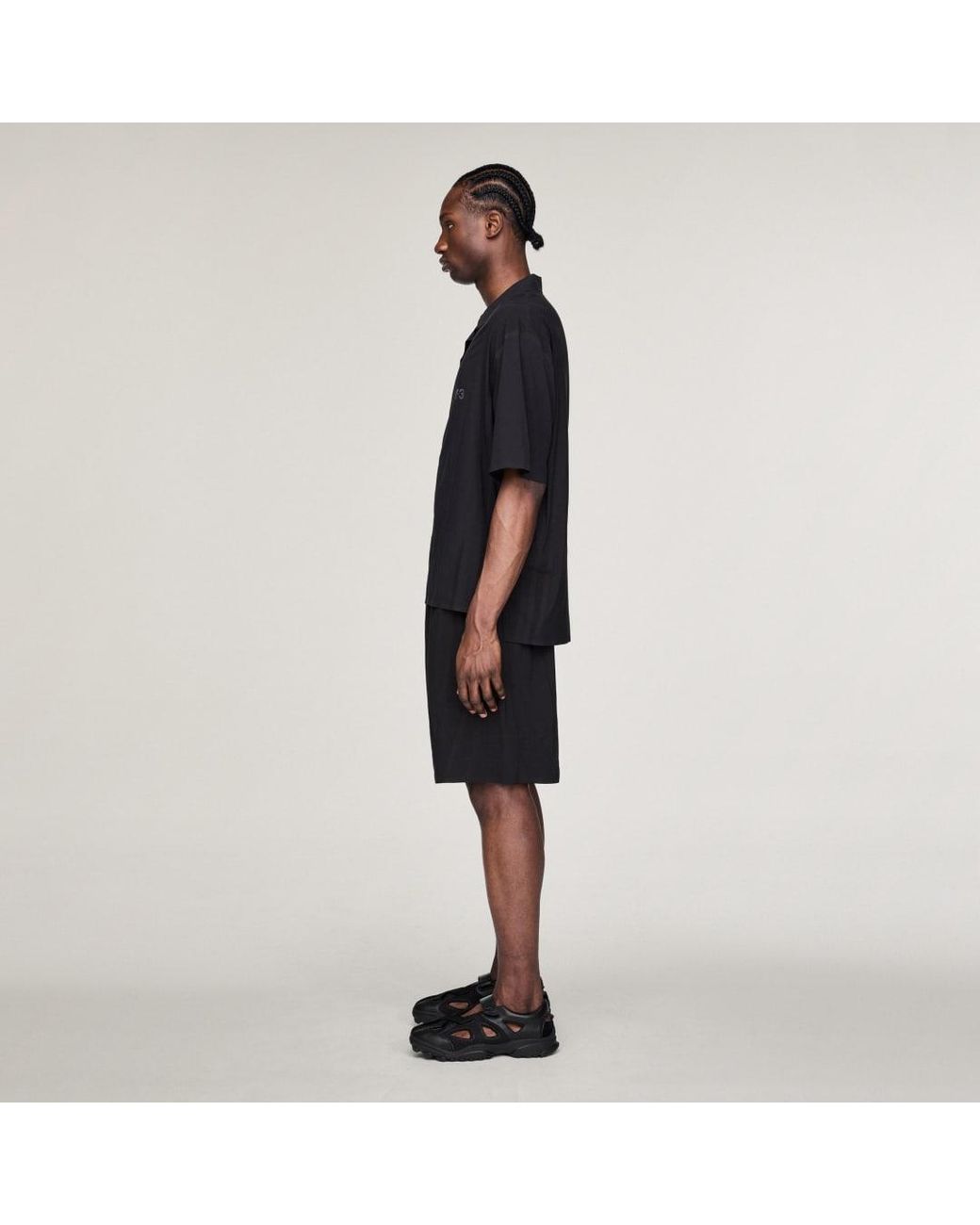 Adidas Black Y-3 Ultralight Woven Shirt for men
