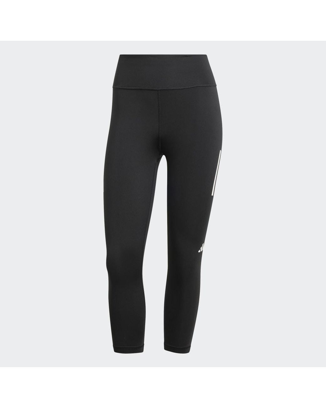 Adidas Black Own The Run 3/4 Leggings