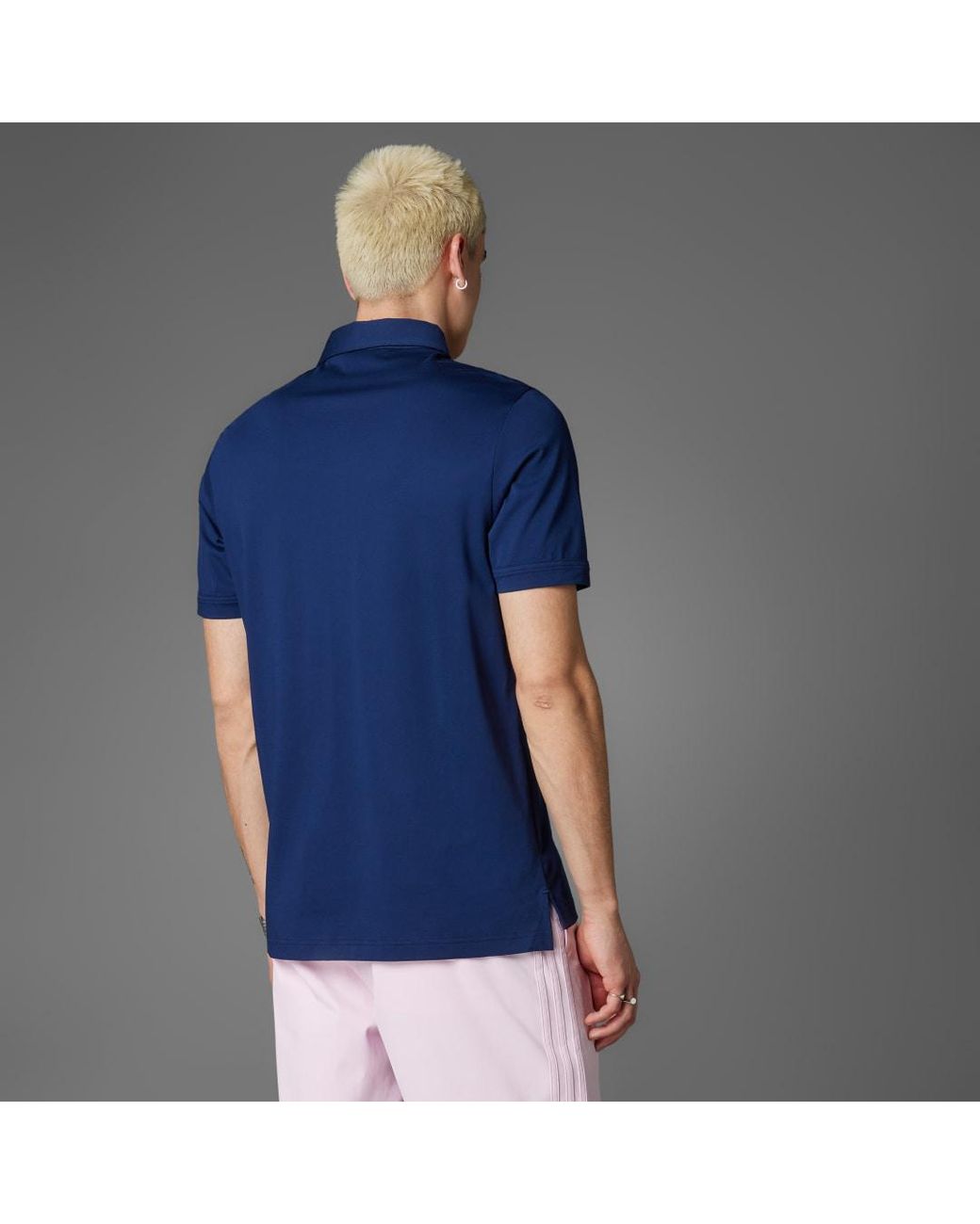 Adidas Blue Originals Archive Pocket Polo Shirt for men