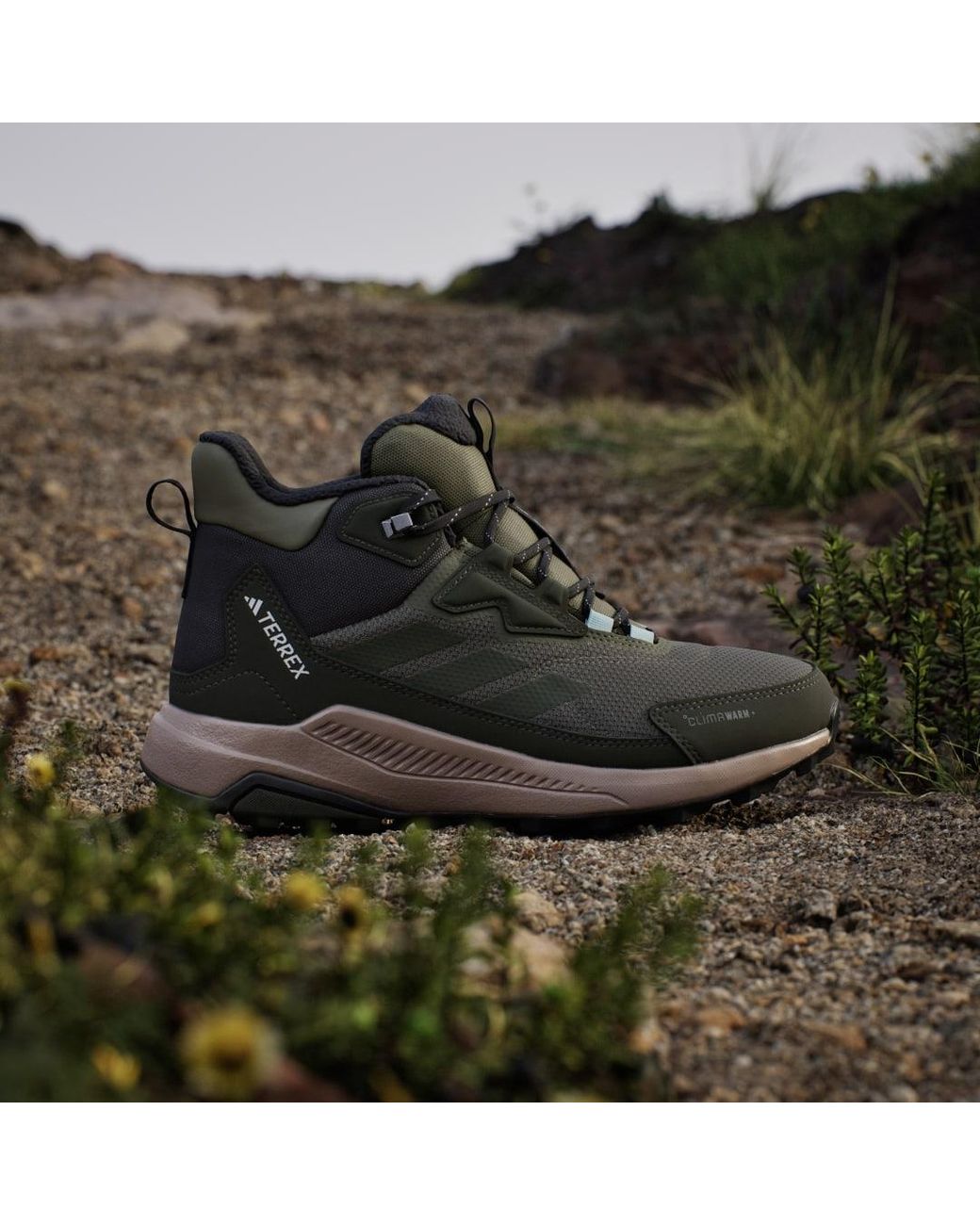 Adidas Green Terrex Anylander Climawarm+ Hiking Shoes