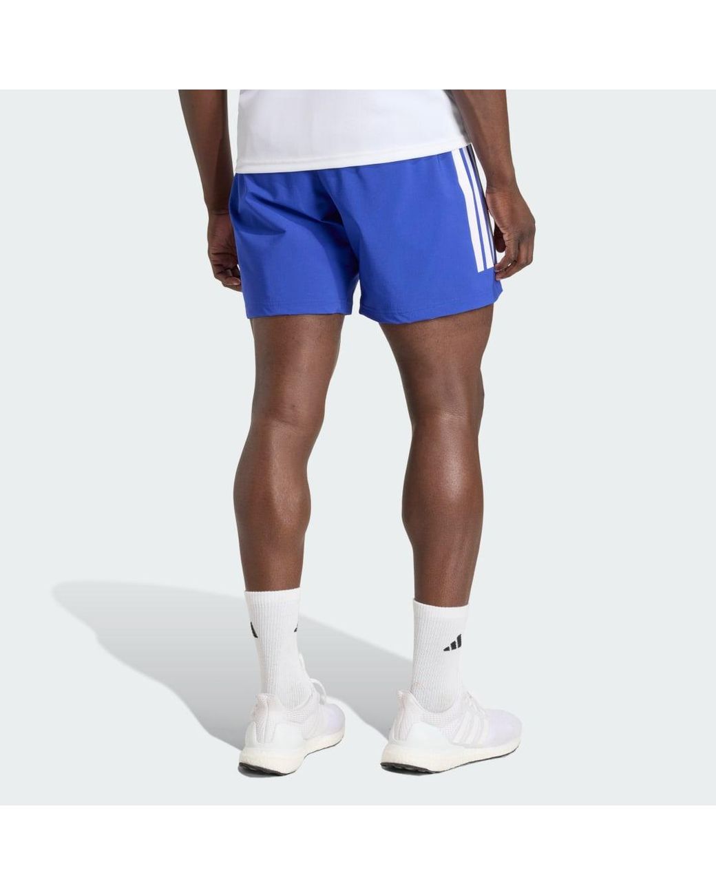 Adidas Blue France Rugby Replica Playing Shorts for men