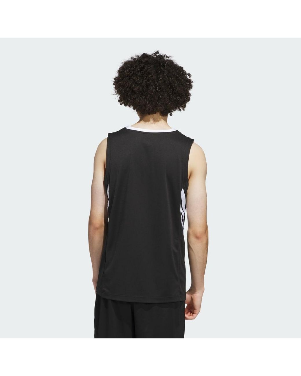 Adidas Black Basketball Legends Tank Top for men