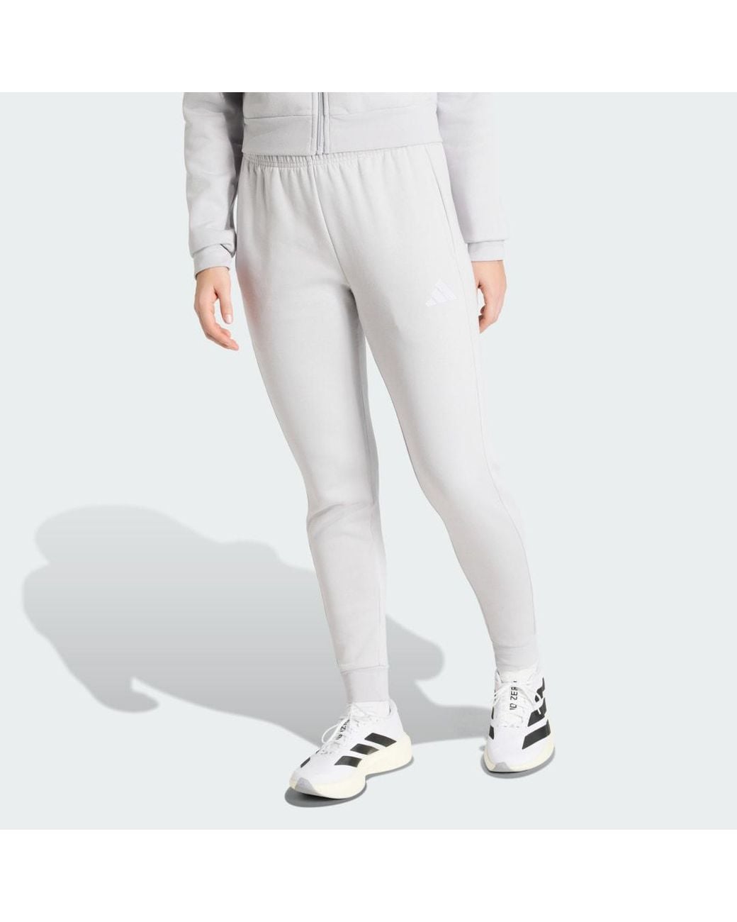 Adidas White Entrada26 Sweat Tracksuit Bottoms