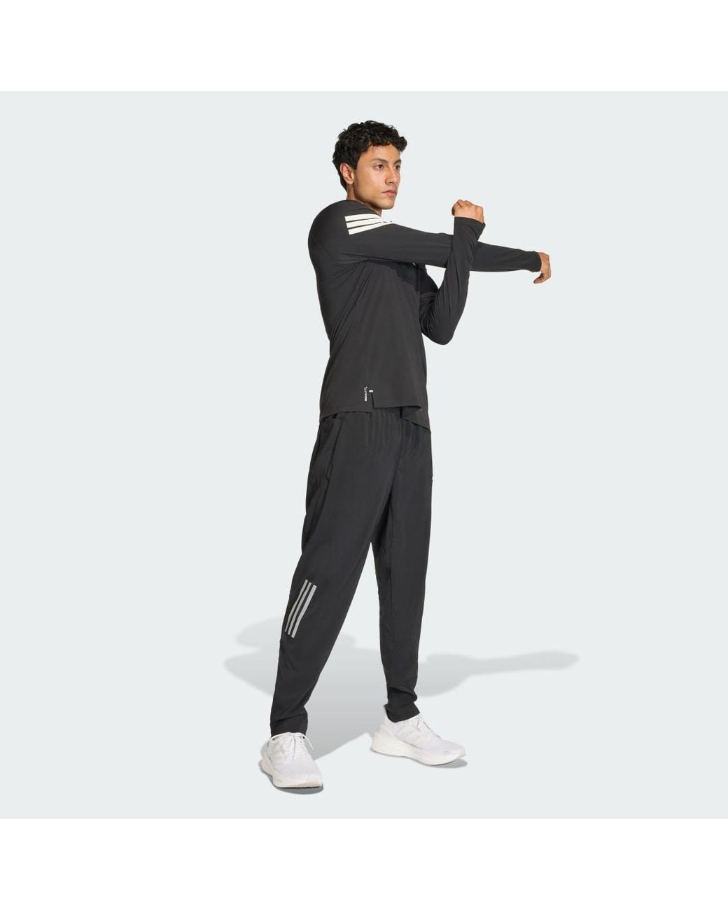 Adidas Black Adi365 Iconic/ Astro Running Joggers for men