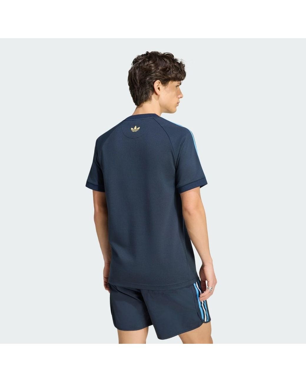 Adidas Blue Argentina Messi 26 Tee for men