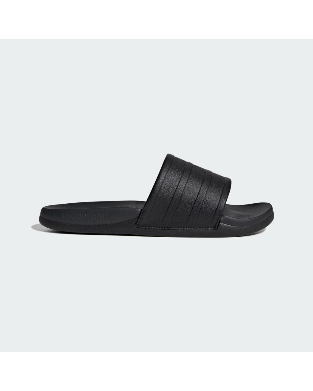 Adidas Black Adilette Comfort 2.0 Slides