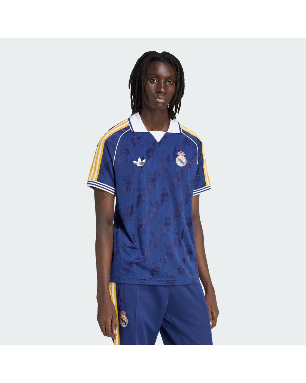 Adidas Blue Real Madrid Originals Jersey for men