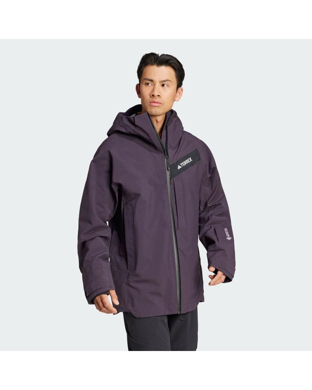 adidas Terrex Techrock 3L Gore Tex C Knit Jacket in Purple for Men Lyst UK