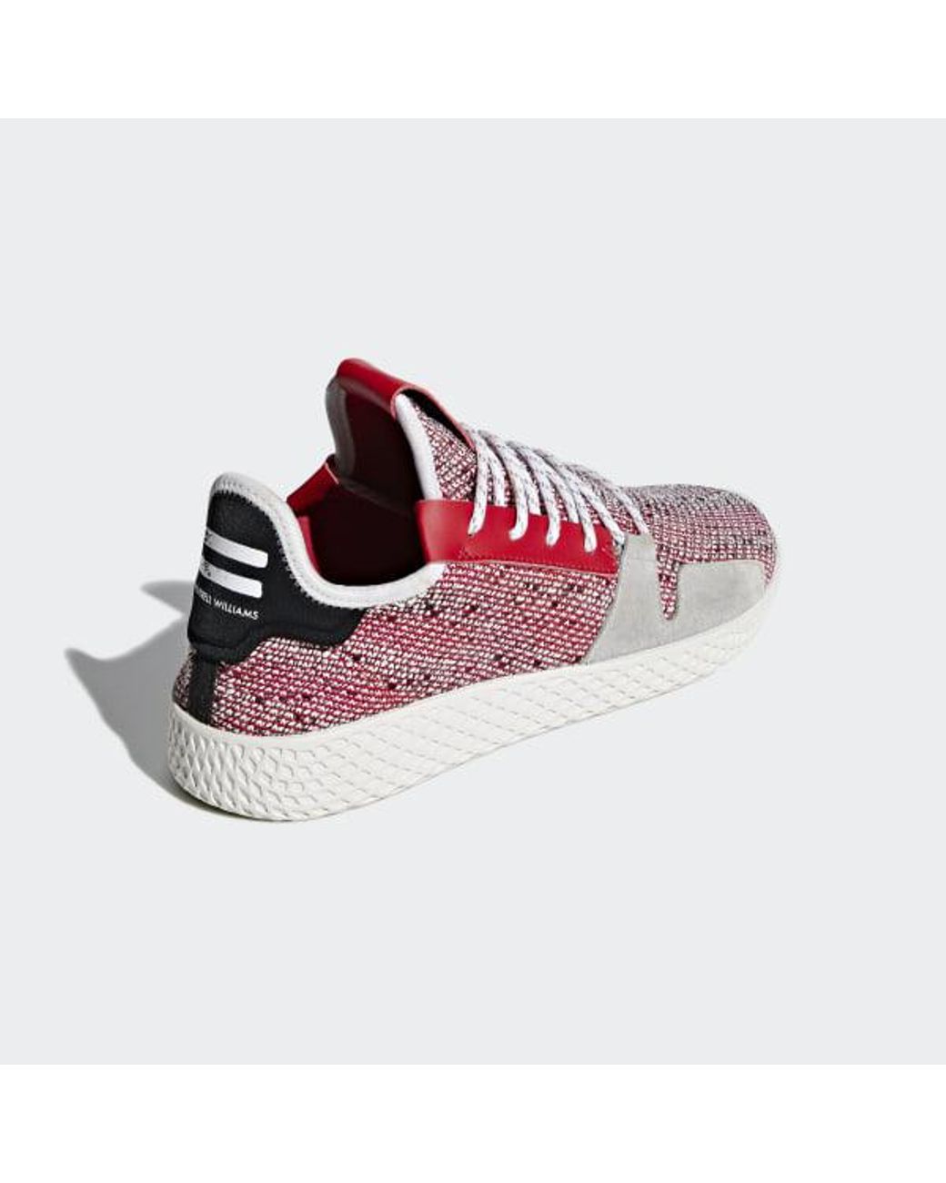 adidas Lace Pharrell Williams Solarhu Tennis V2 Shoes in Red - Lyst