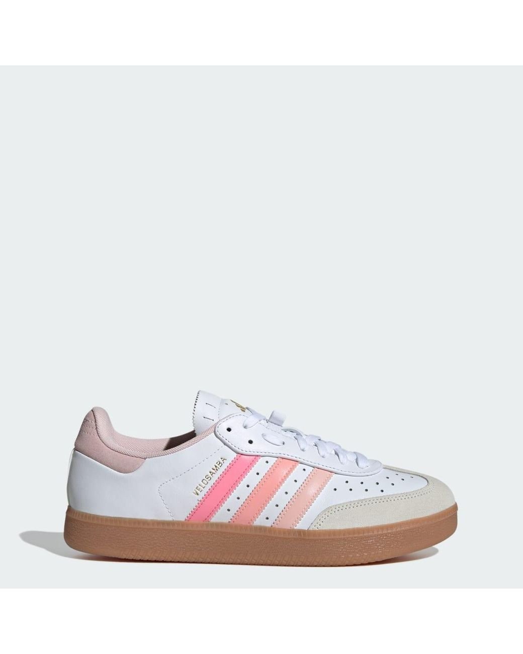 adidas Velosamba Leather Shoes in Pink Lyst UK